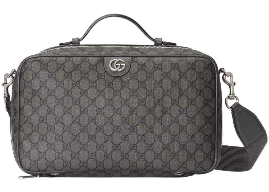 Gucci GG Supreme Canvas Ophidia Shoulder Bag – Grey