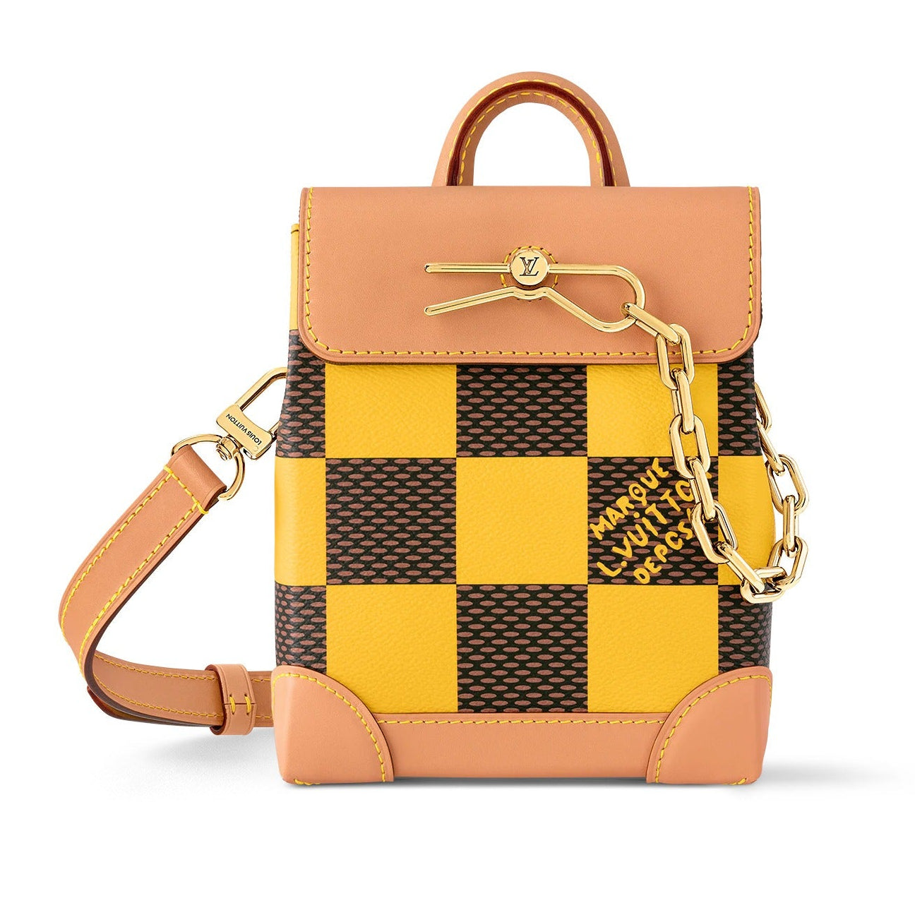 Louis Vuitton Damier Pop Nano Steamer – Yellow