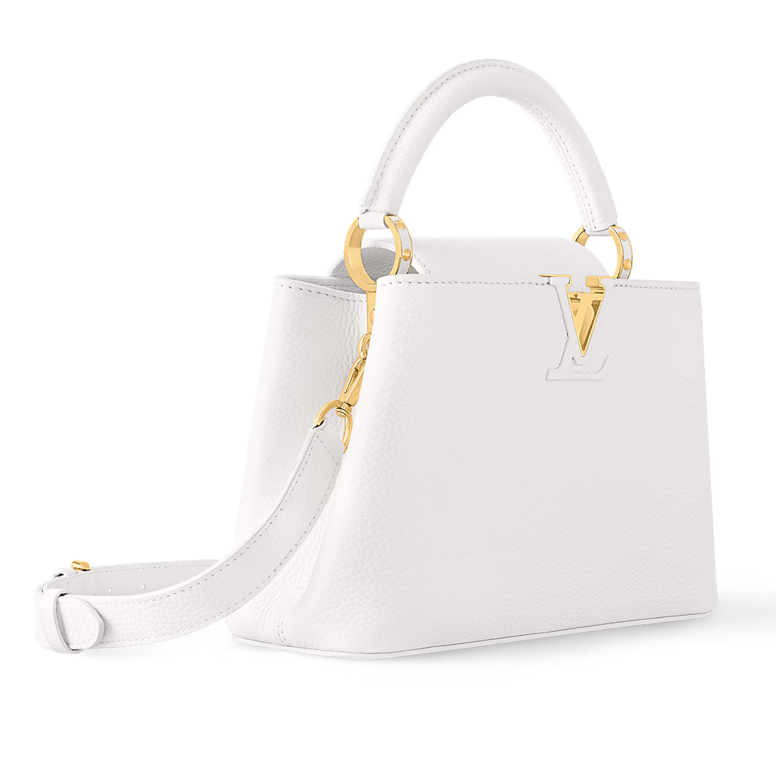 Louis Vuitton Capucines BB Handbag – Snow White