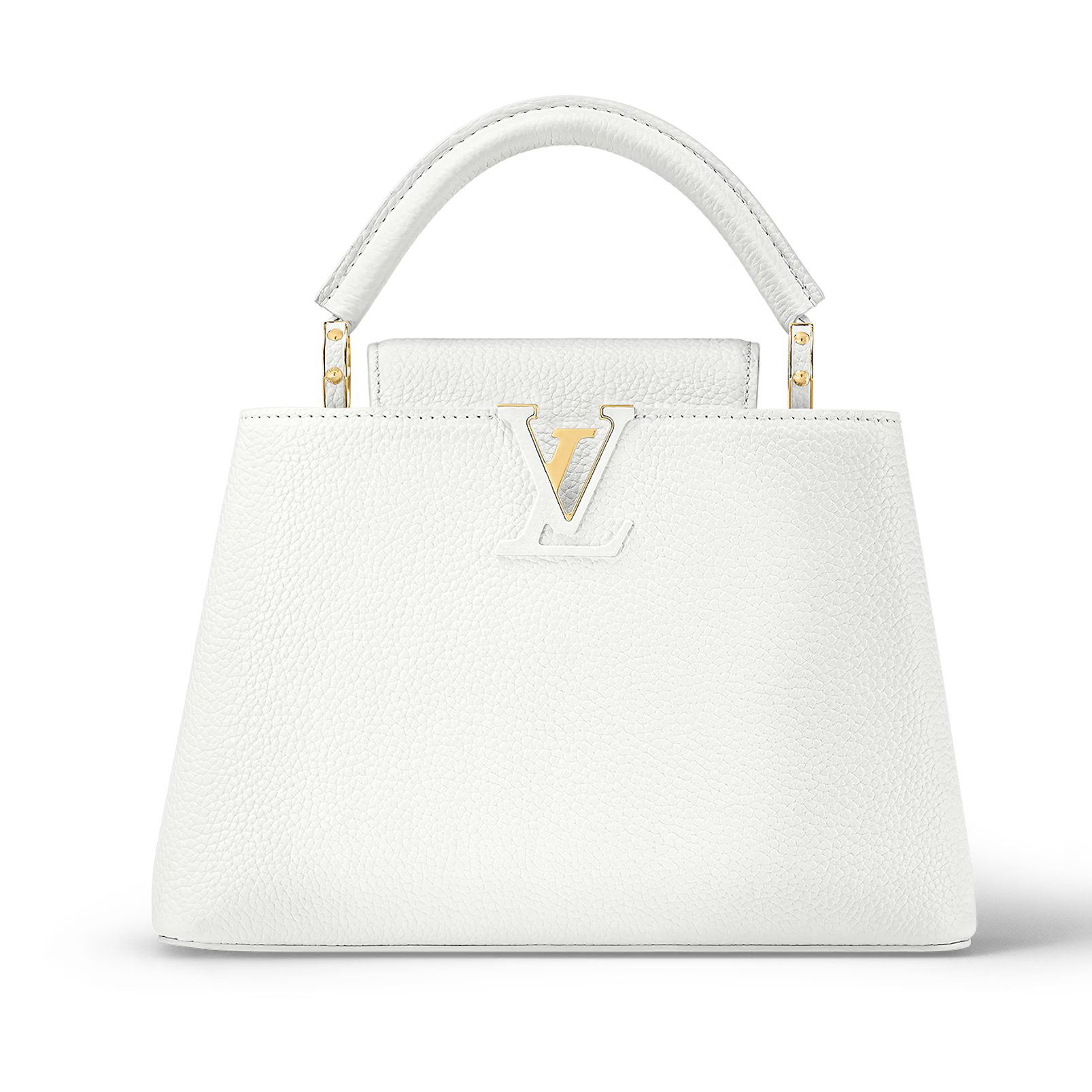 Louis Vuitton Capucines BB Taurillon Handbag – Snow White