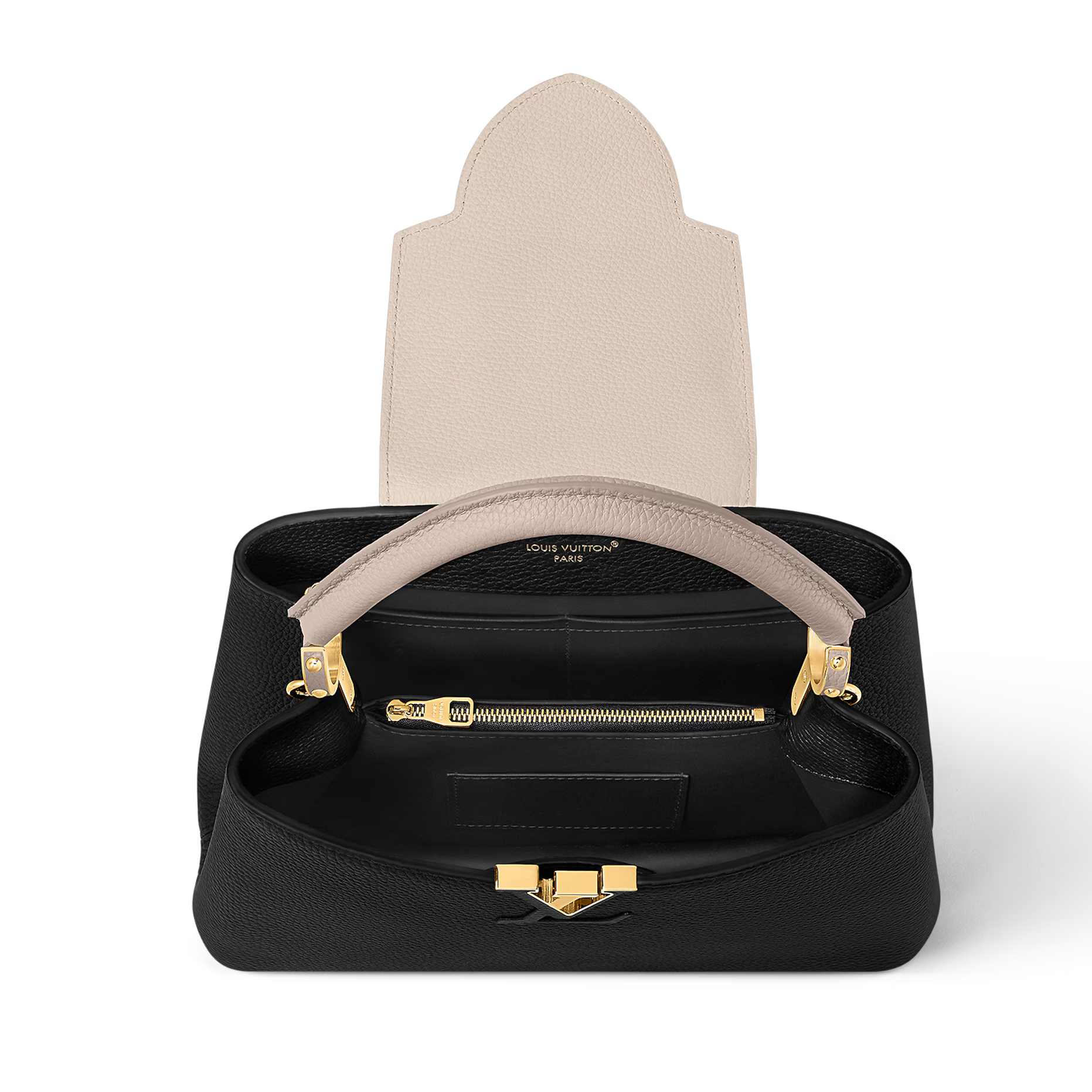 Louis Vuitton Capucines MM Handbag – Black
