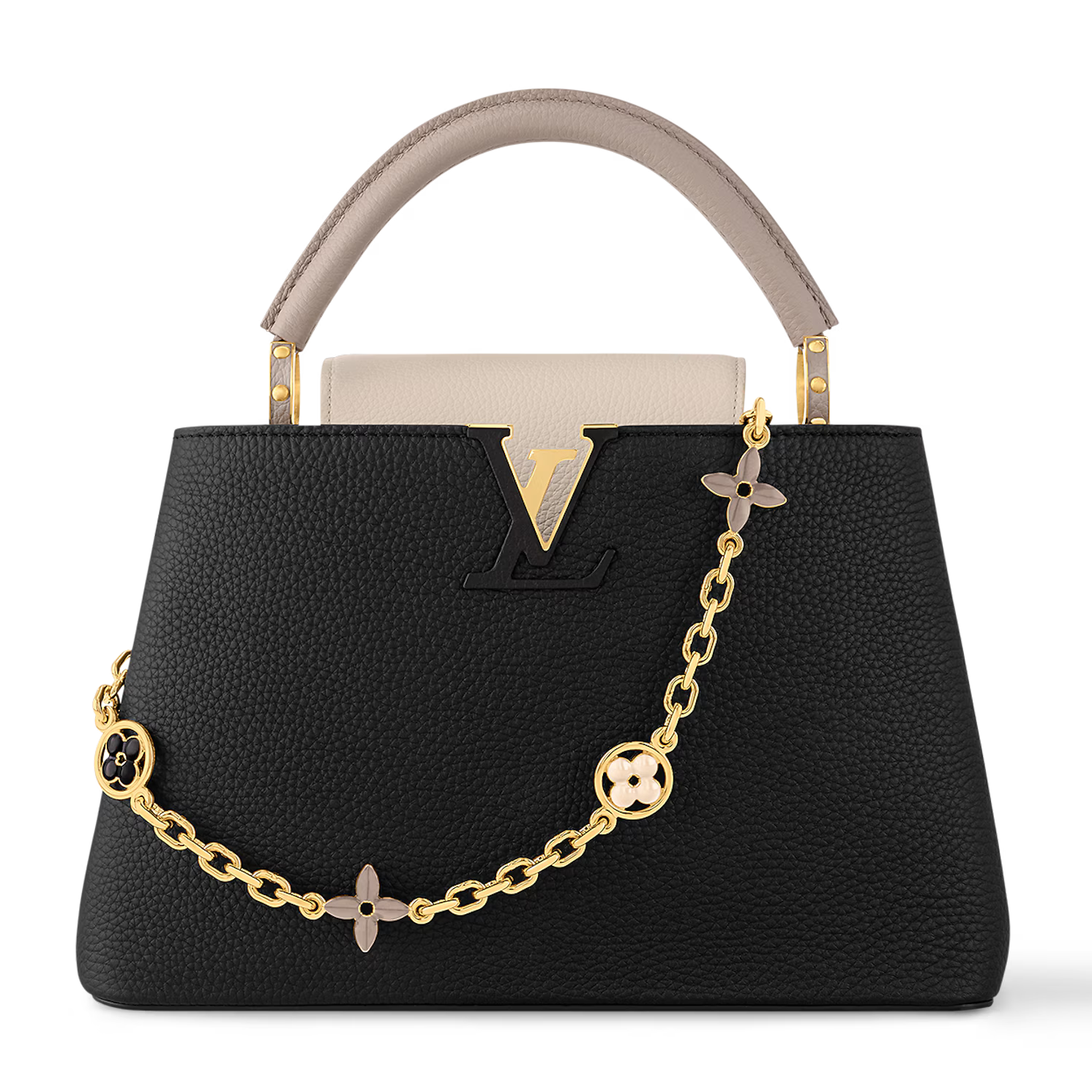 Louis Vuitton Capucines MM Handbag – Black