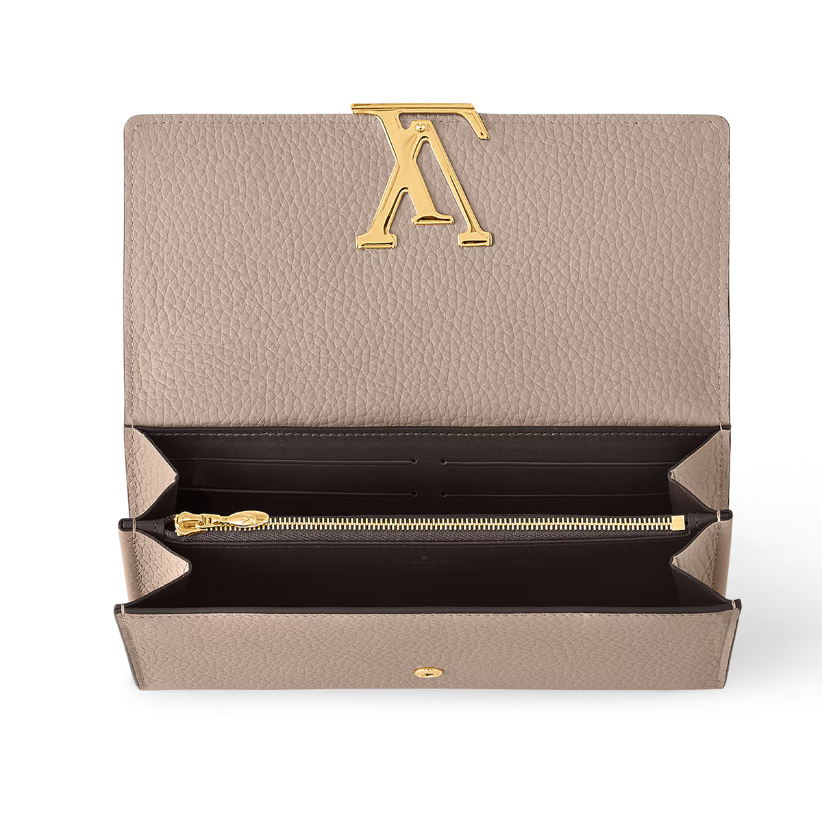 Louis Vuitton Taurillon Leather Capucines Wallet - Galet