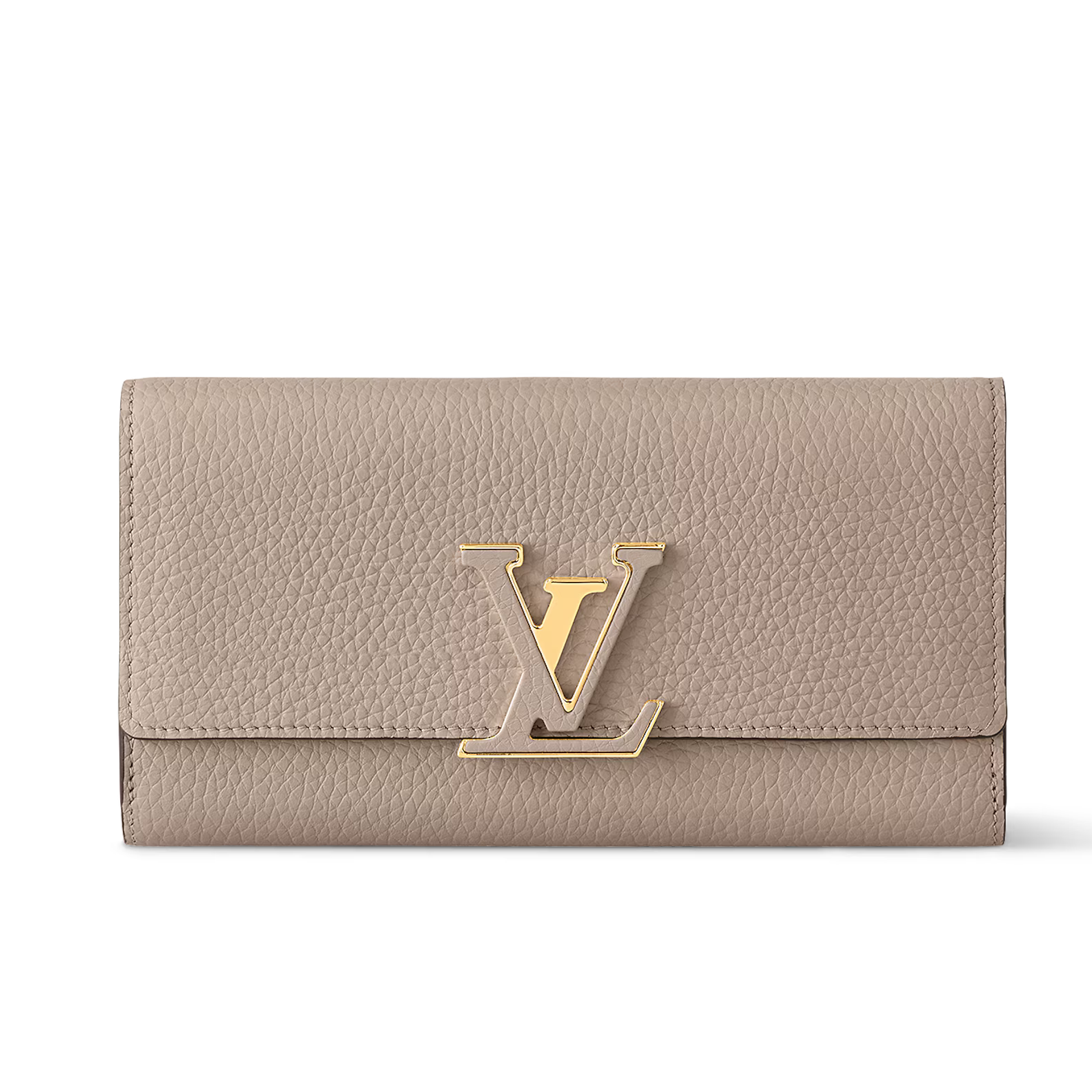 Louis Vuitton Taurillon Leather Capucines Wallet - Galet