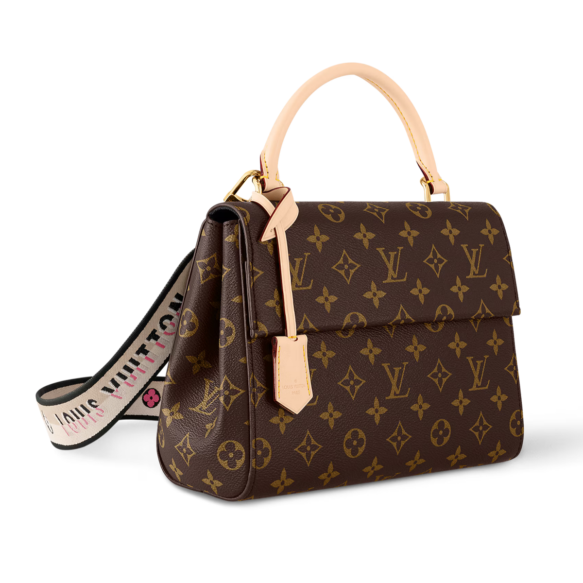 Louis Vuitton Cluny BB Monogram Handbag - Brown