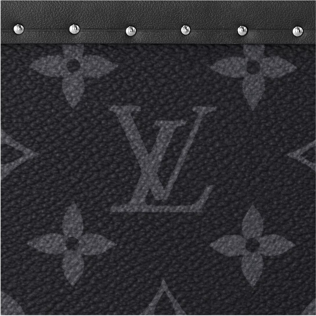 Louis Vuitton Clutch Box Bag - Monogram Eclipse Black