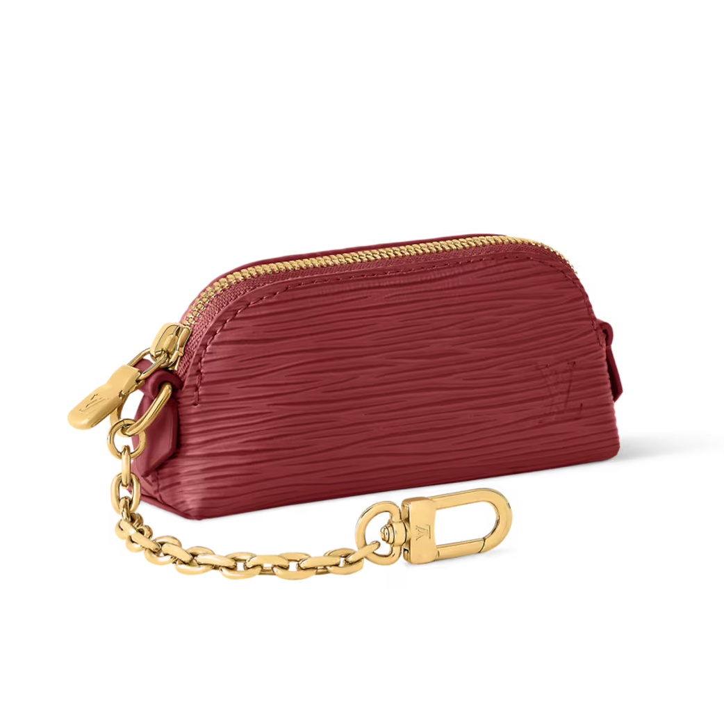 Louis Vuitton Cosmetic Lipstick Pouch - Monogram Rouge