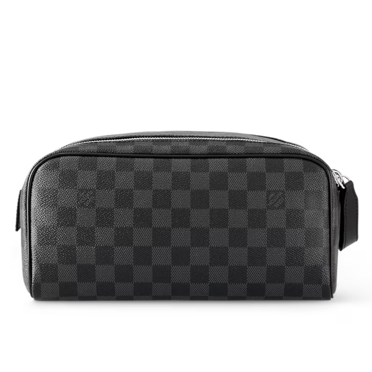 Louis Vuitton Dopp Kit Toilet Pouch - Damier Graphite