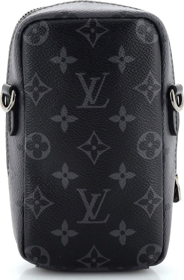 Louis Vuitton Double Phone Pouch Eclipse NM - Black and Grey