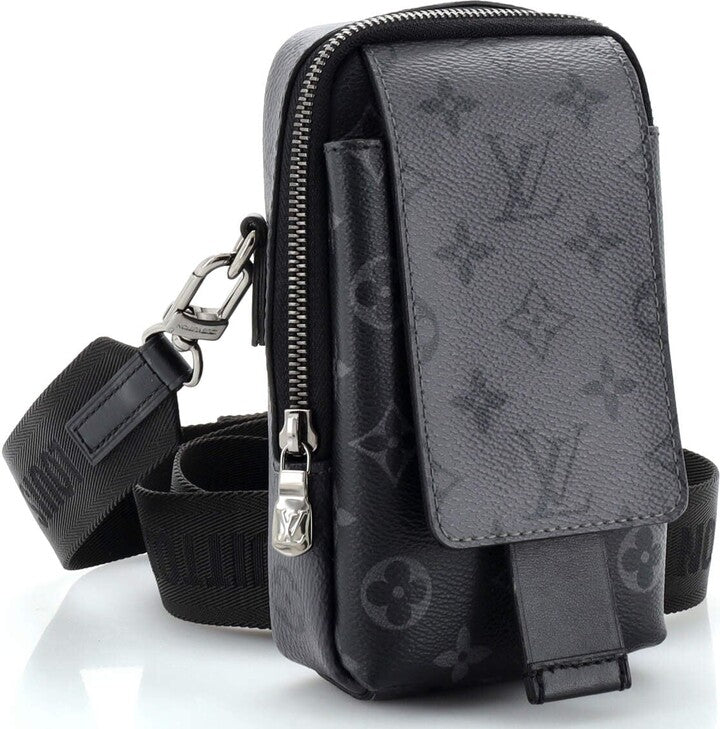 Louis Vuitton Double Phone Pouch Eclipse NM - Black and Grey