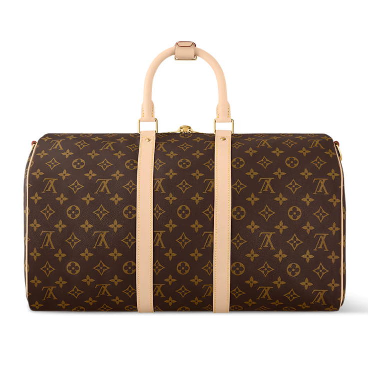 Louis Vuitton Keepall Bandoulière 45 Duffle Bag - Brown