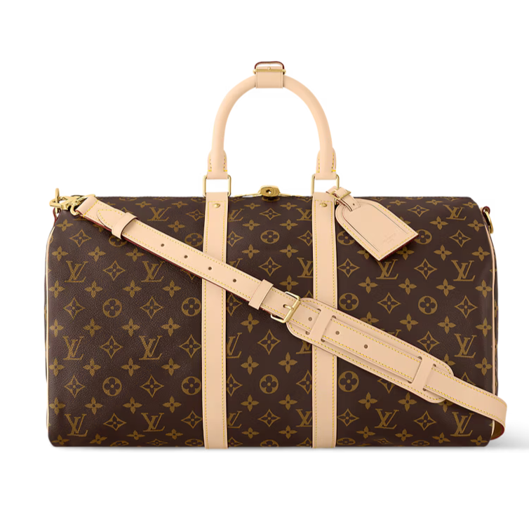 Louis Vuitton Keepall Bandoulière 45 Duffle Bag - Brown