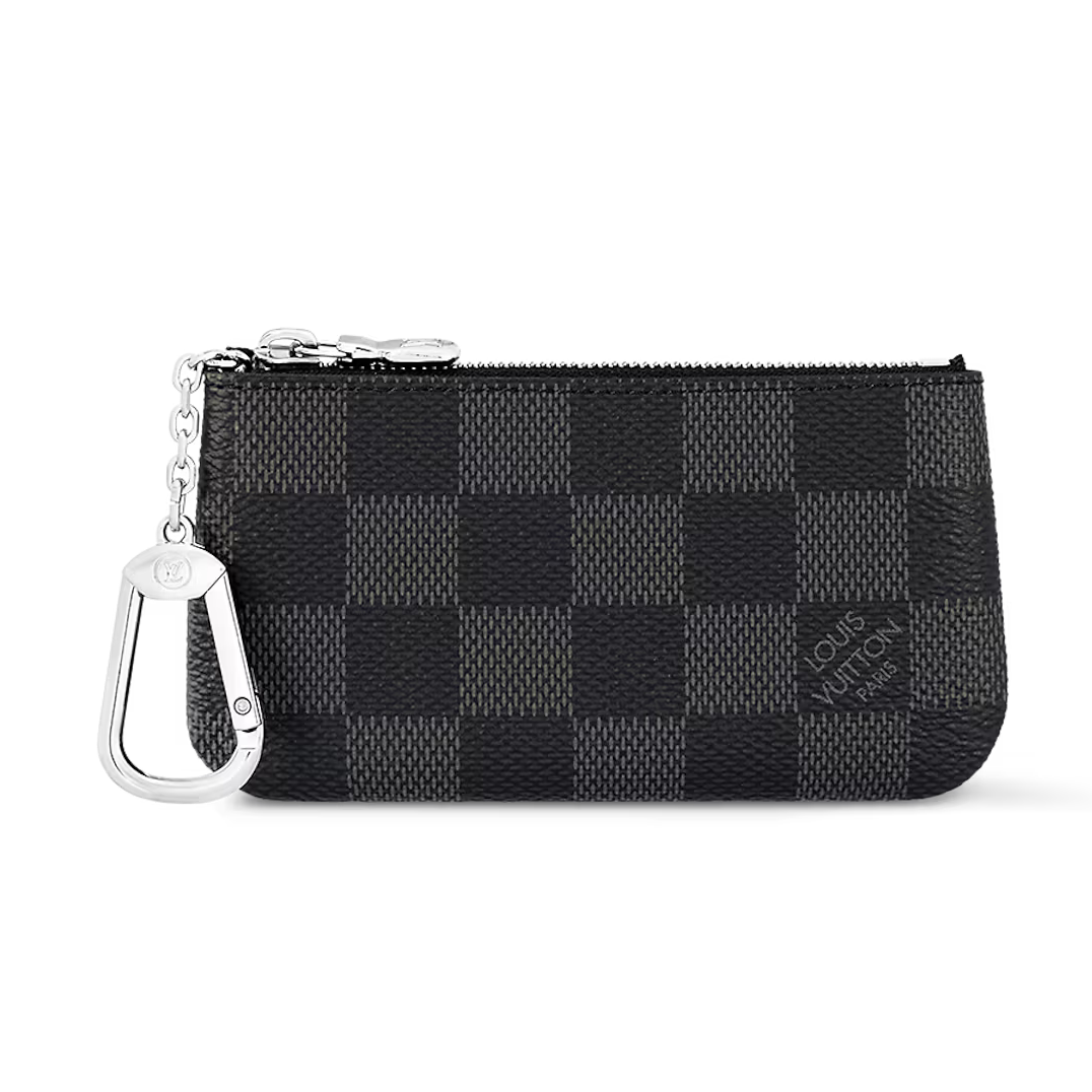 Louis Vuitton Damier Graphite Key Pouch - Black