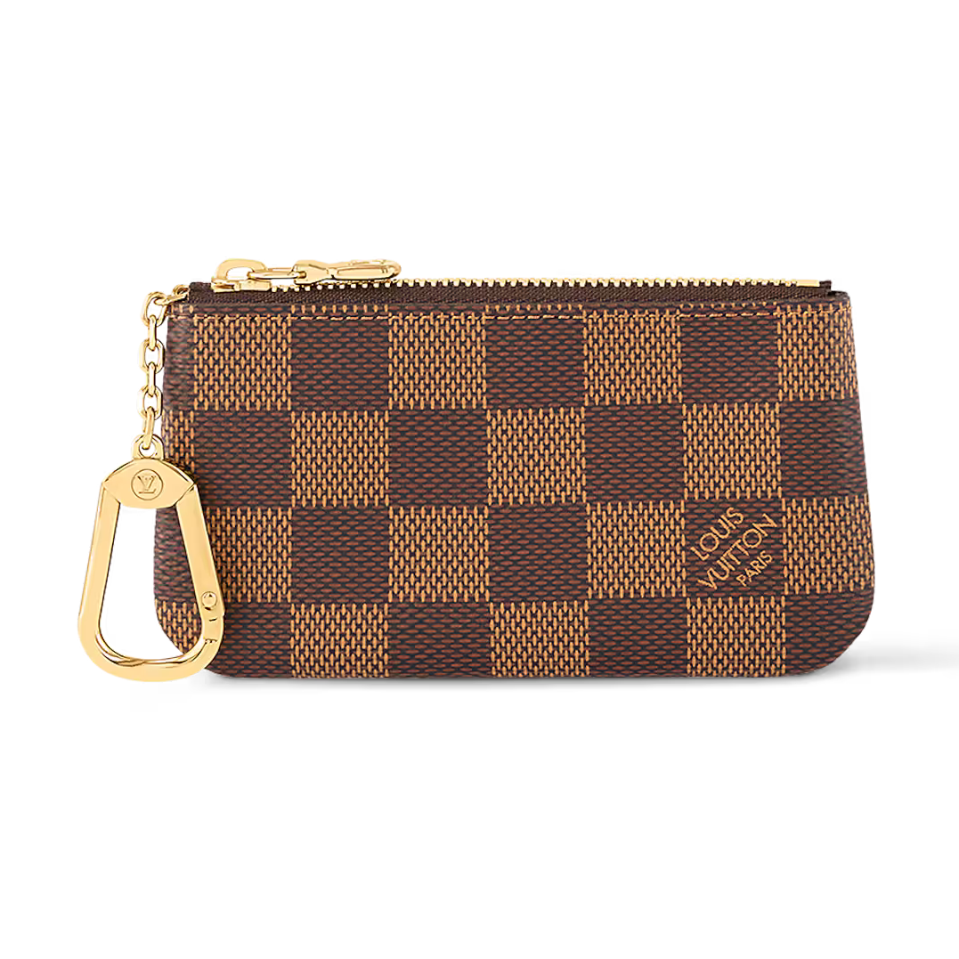 Louis Vuitton Damier Ebene Key Pouch - Brown