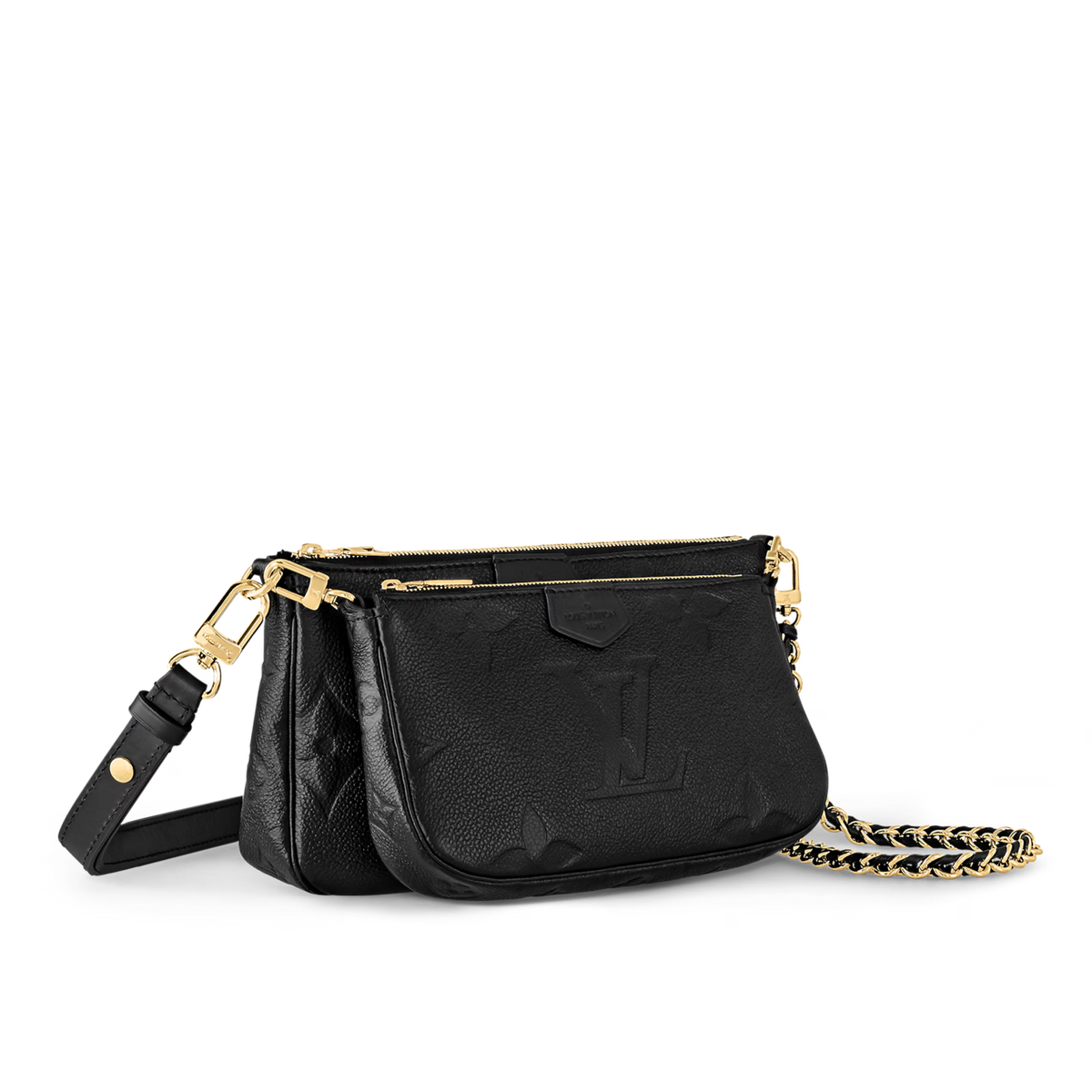 Louis Vuitton Multi Pochette Accessoires Crossbody Bag - Black