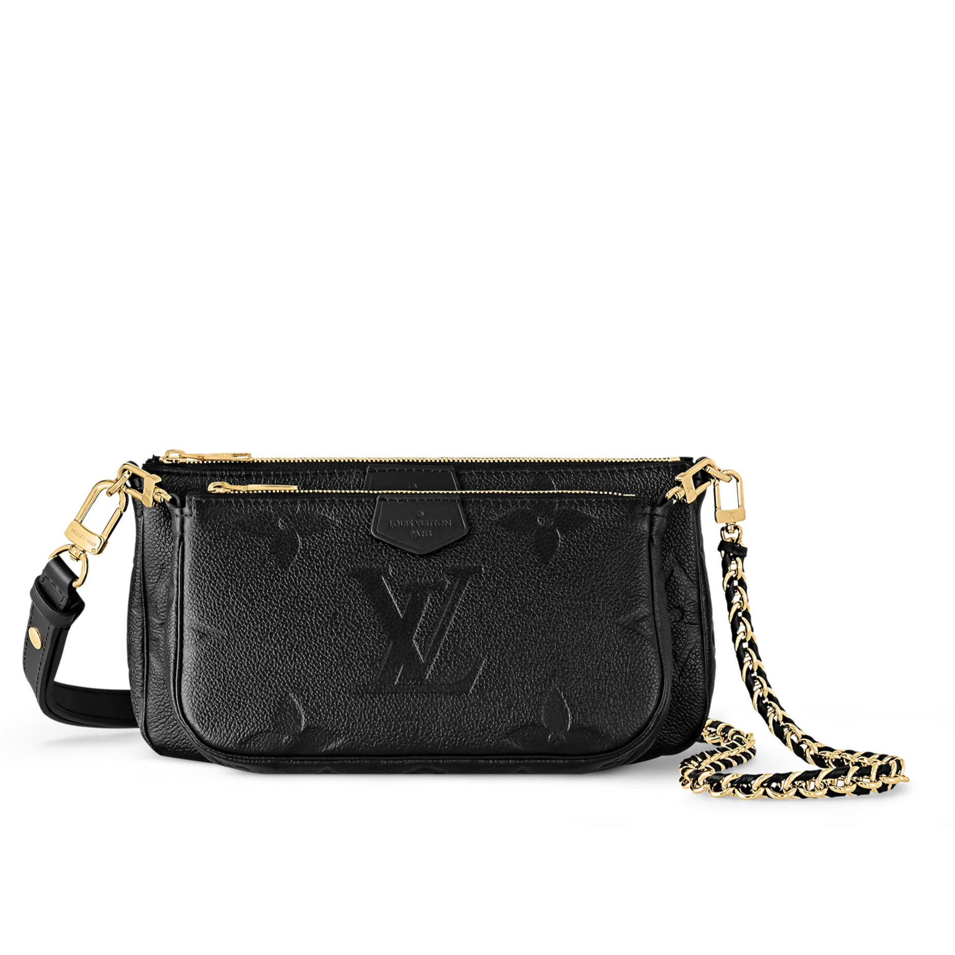 Louis Vuitton Multi Pochette Accessoires Crossbody Bag - Black