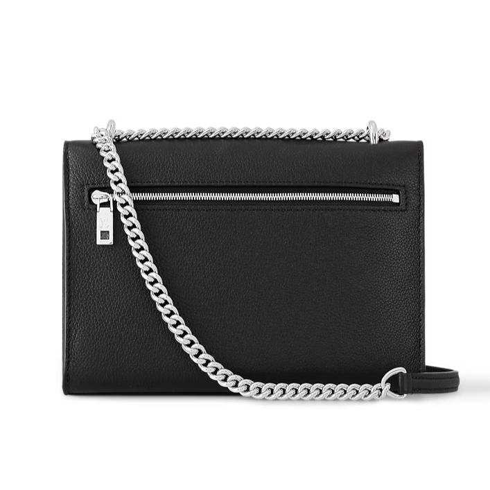 Louis Vuitton Mylockme Satchel Chain Bag - Black