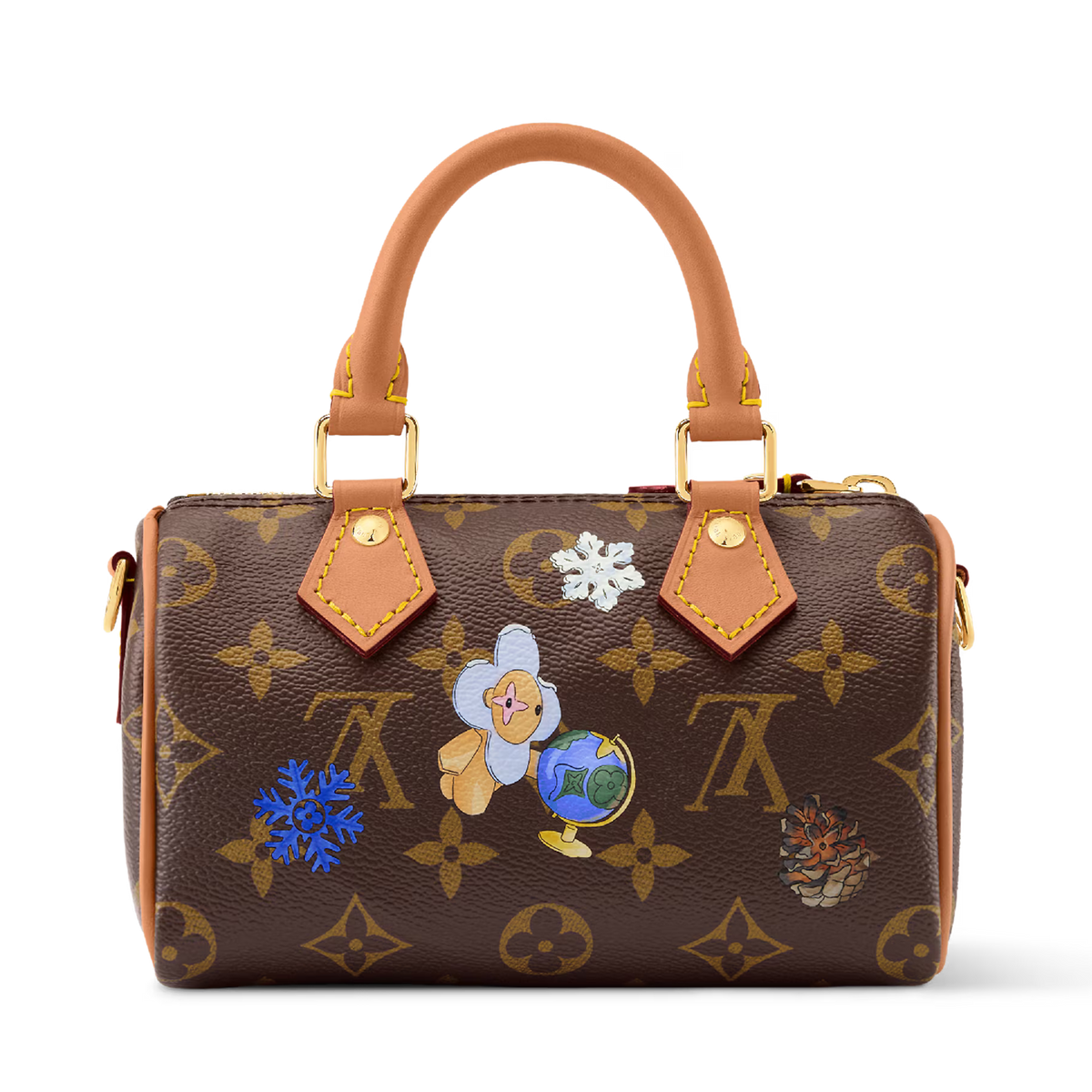 Louis Vuitton Nano Speedy Handbag – Snowy Pearl