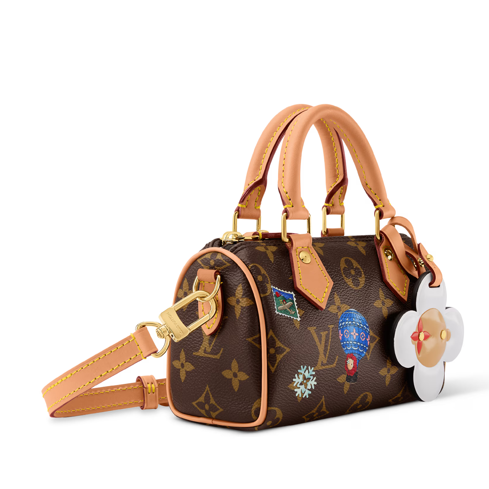 Louis Vuitton Nano Speedy Handbag – Snowy Pearl