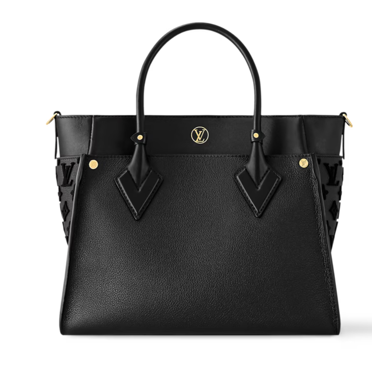 Louis Vuitton On My Side MM Handbag - Navy Blue