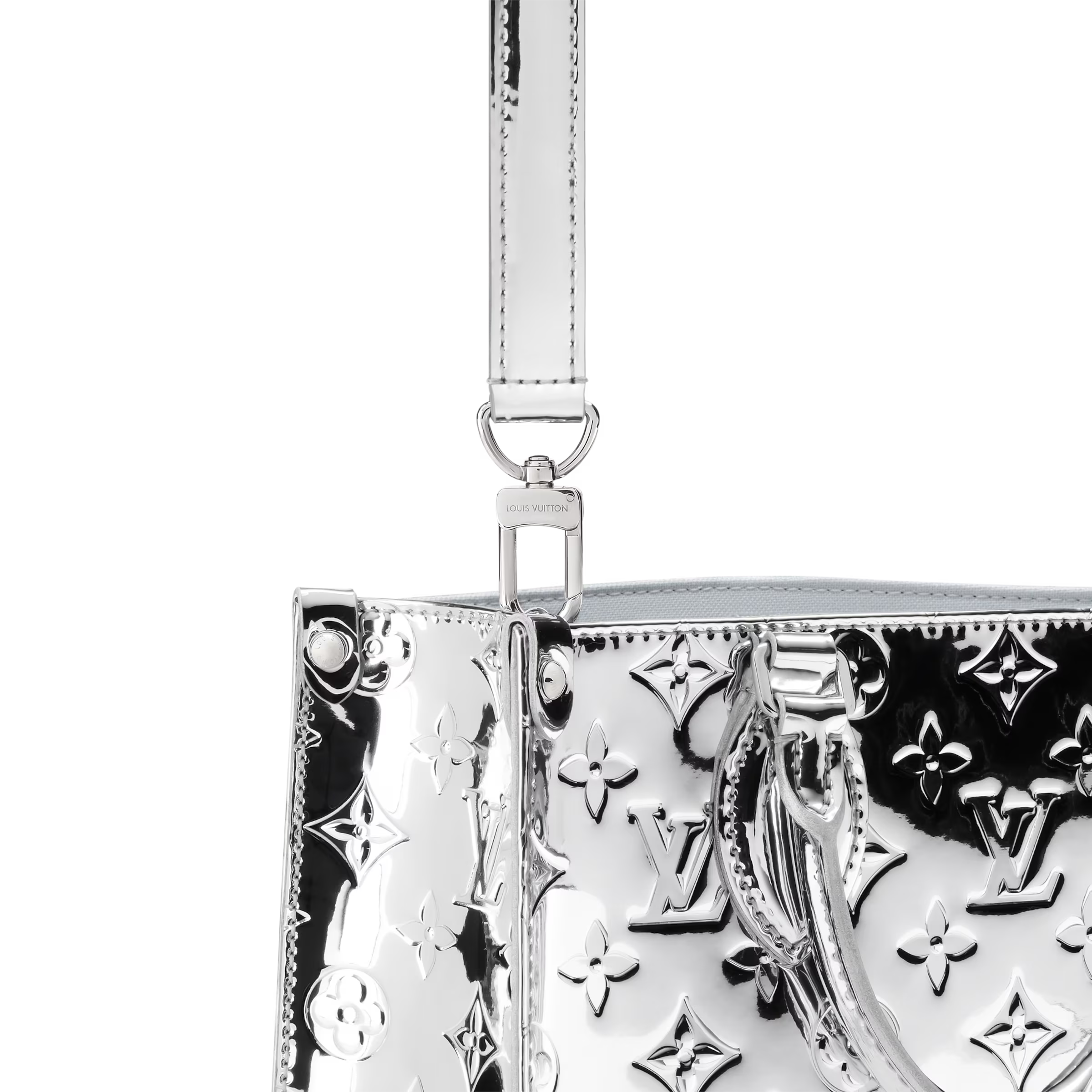 Louis Vuitton Ski Monogram Miroir OnTheGo PM Handbag – Silver