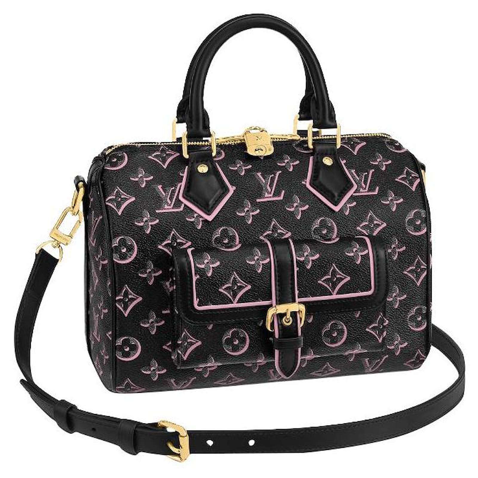 Louis Vuitton Monogram Fall for You Speedy Bandoulière 25 Handbag - Black