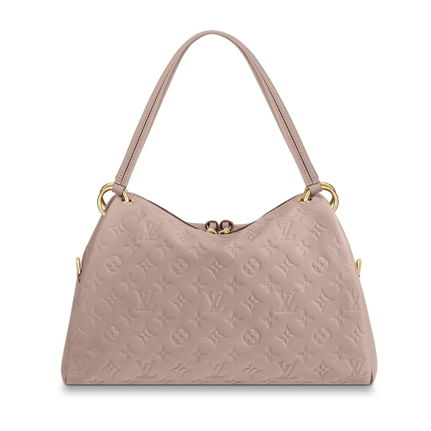 Louis Vuitton Monogram Empreinte Ponthieu PM Shoulder Bag - Beige