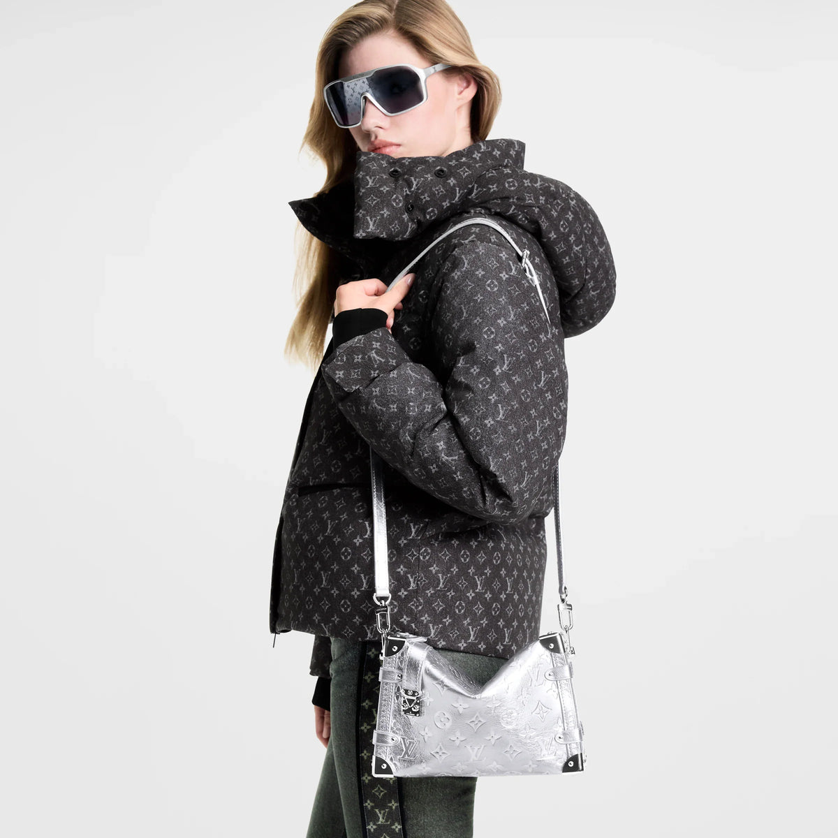 Louis Vuitton Ski Collection Side Trunk MM – Silver