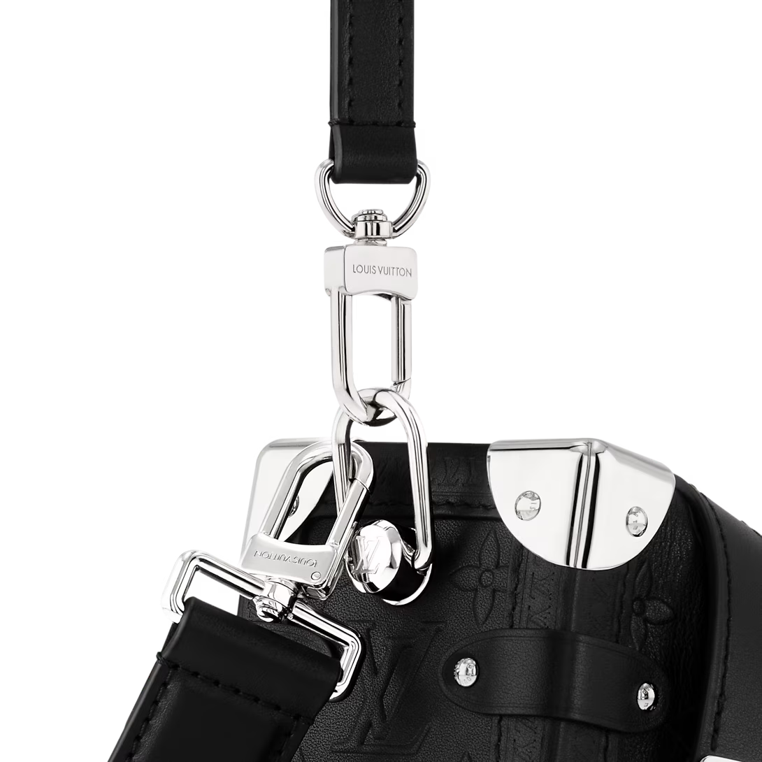 Louis Vuitton Side Trunk GM Handbag - Black