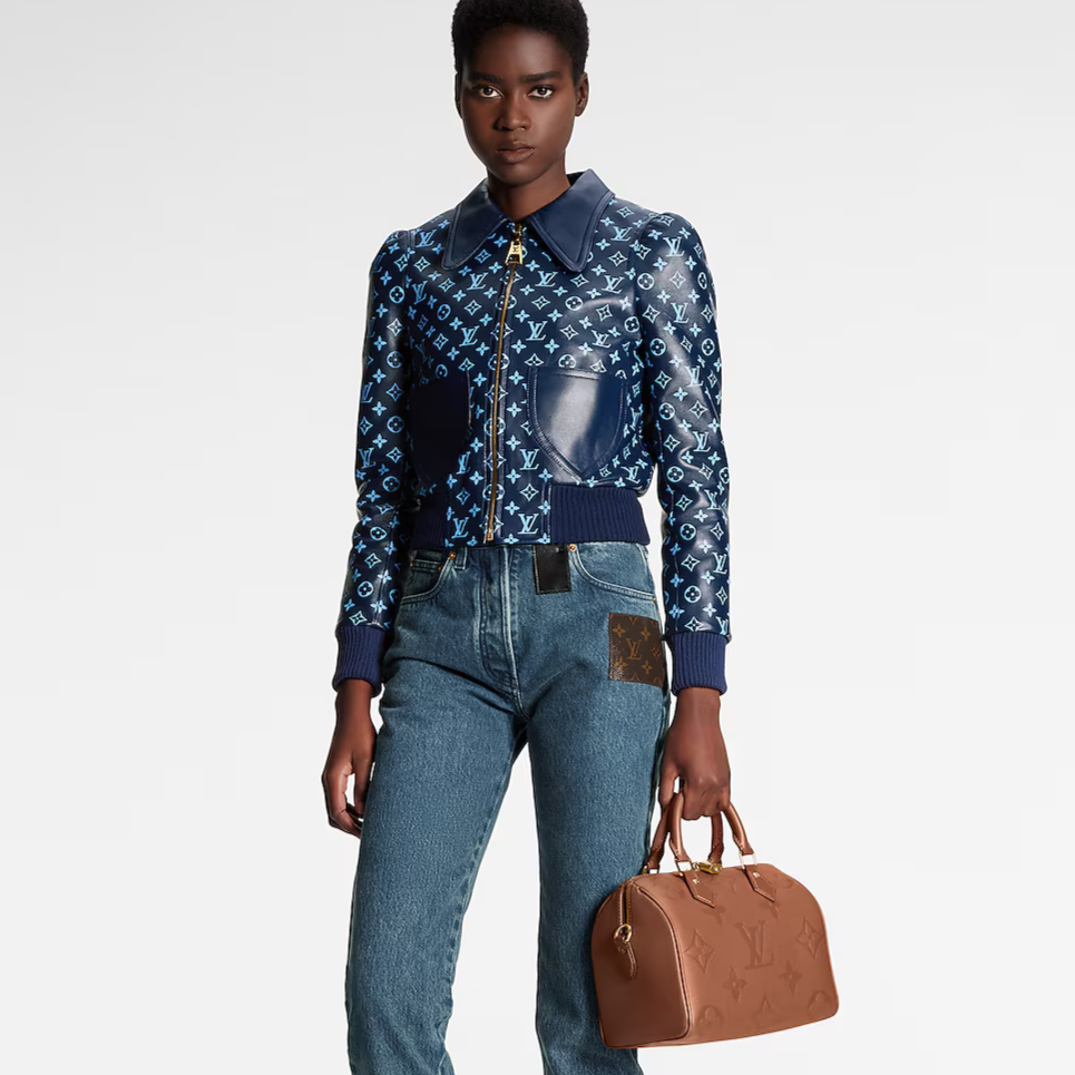 Louis Vuitton Empreinte Monogram Speedy Bandoulière 25 Handbag - Cognac