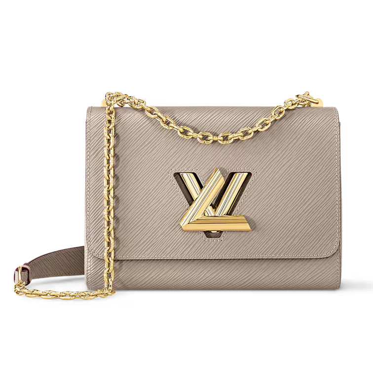 Louis Vuitton Twist MM Shoulder Bag - Galet