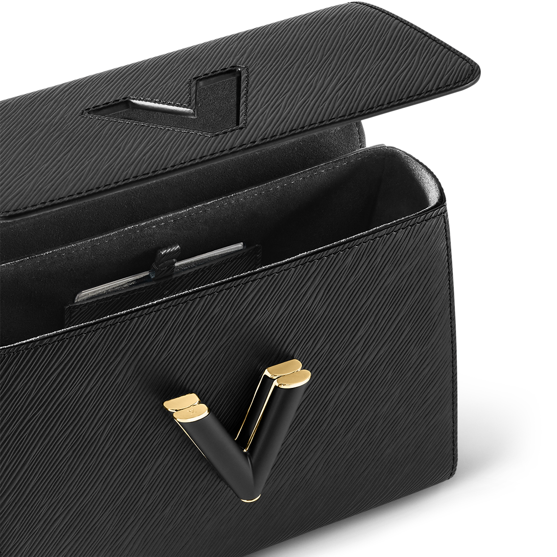 Louis Vuitton Twist MM Shoulder Chain Bag - Black