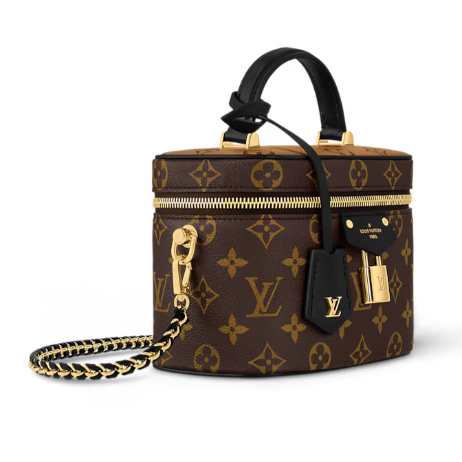 Louis Vuitton Monogram Vanity PM Shoulder Bag - Dark Brown