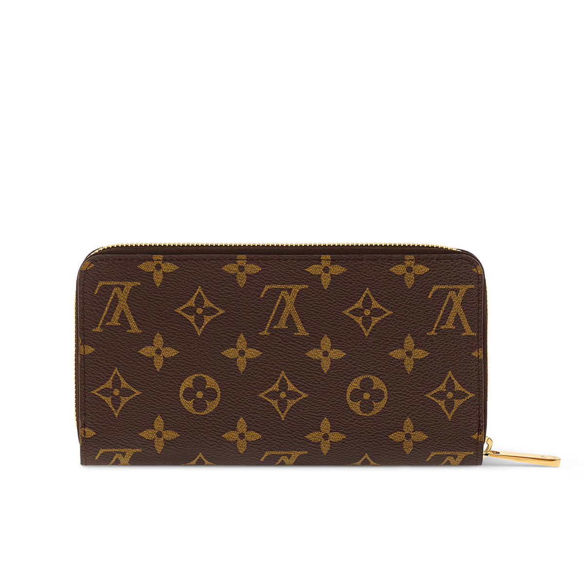 Louis Vuitton Monogram Canvas Zippy Wallet - Brown