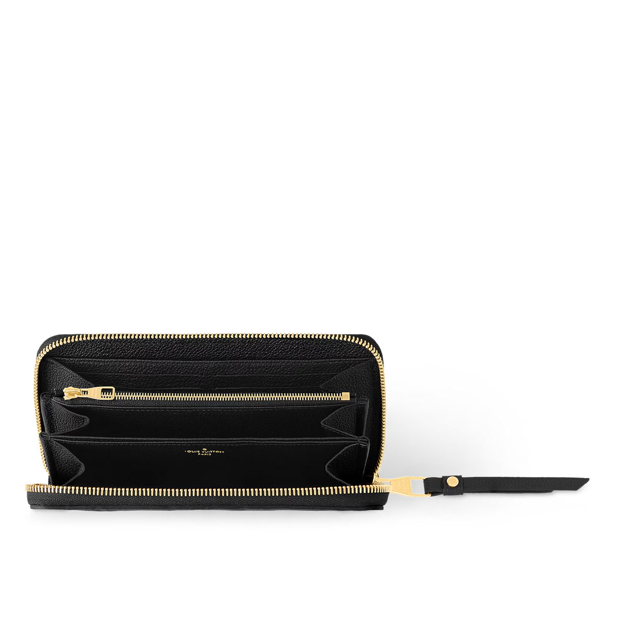Louis Vuitton Monogram Empreinte Zippy Wallet - Black
