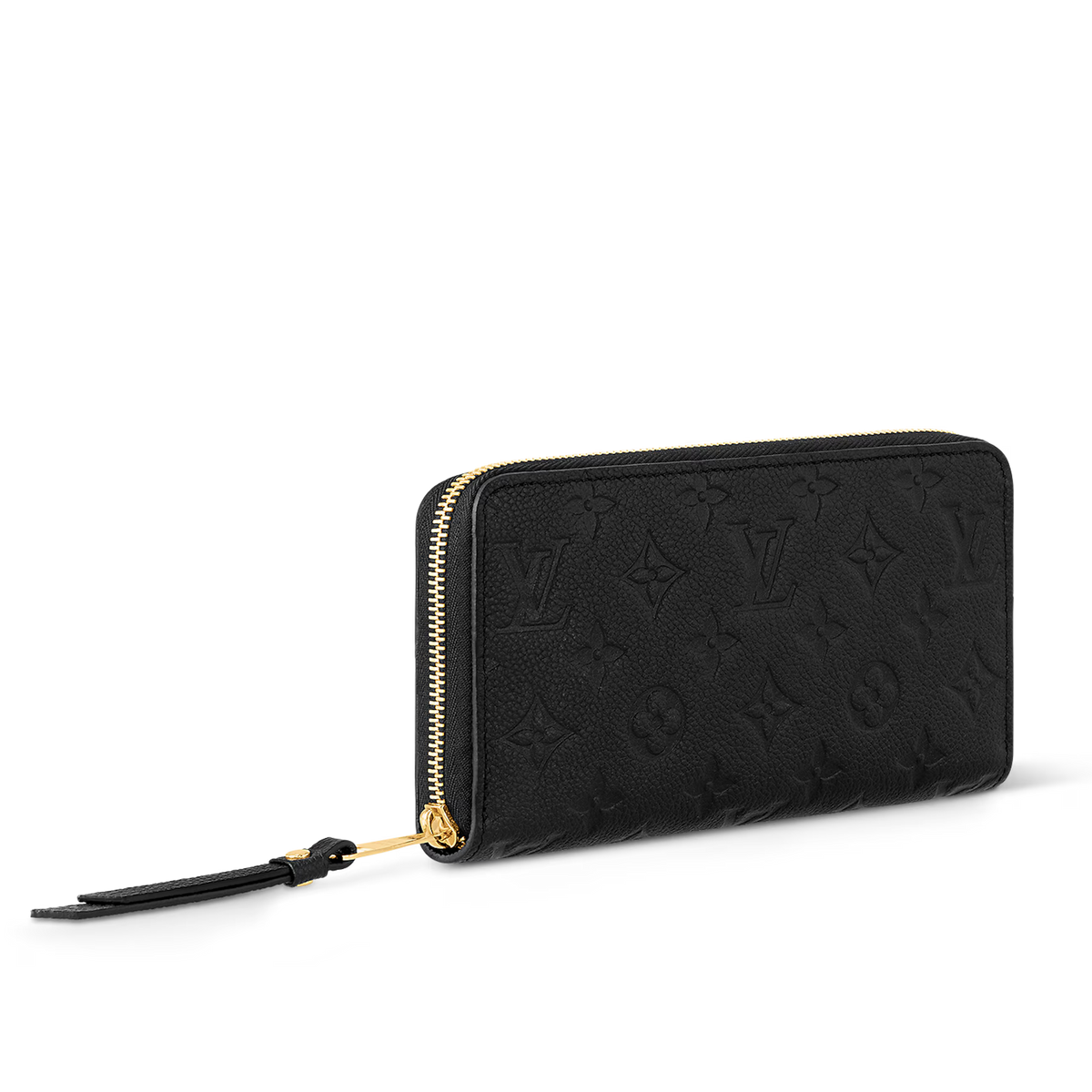Louis Vuitton Monogram Empreinte Zippy Wallet - Black