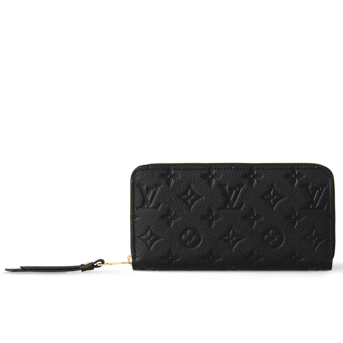 Louis Vuitton Monogram Empreinte Zippy Wallet - Black