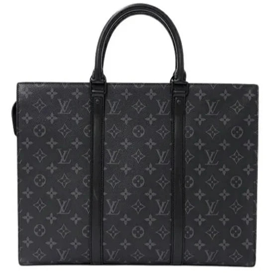 Louis Vuitton Monogram Eclipse Weekend Tote Bag - Black