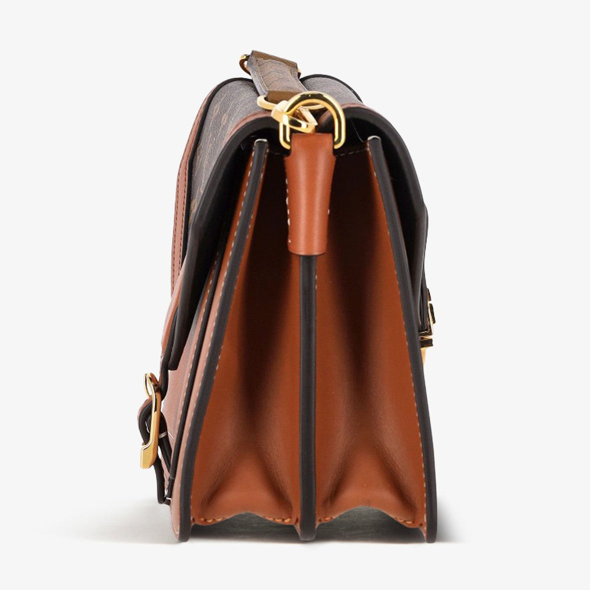 Louis Vuitton Biface Monogram Shoulder Bag - Brown