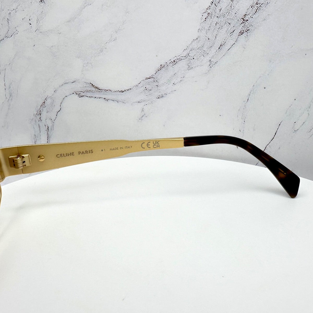 Celine CL40254 30N Triomphe Metal Gold Sunglasses