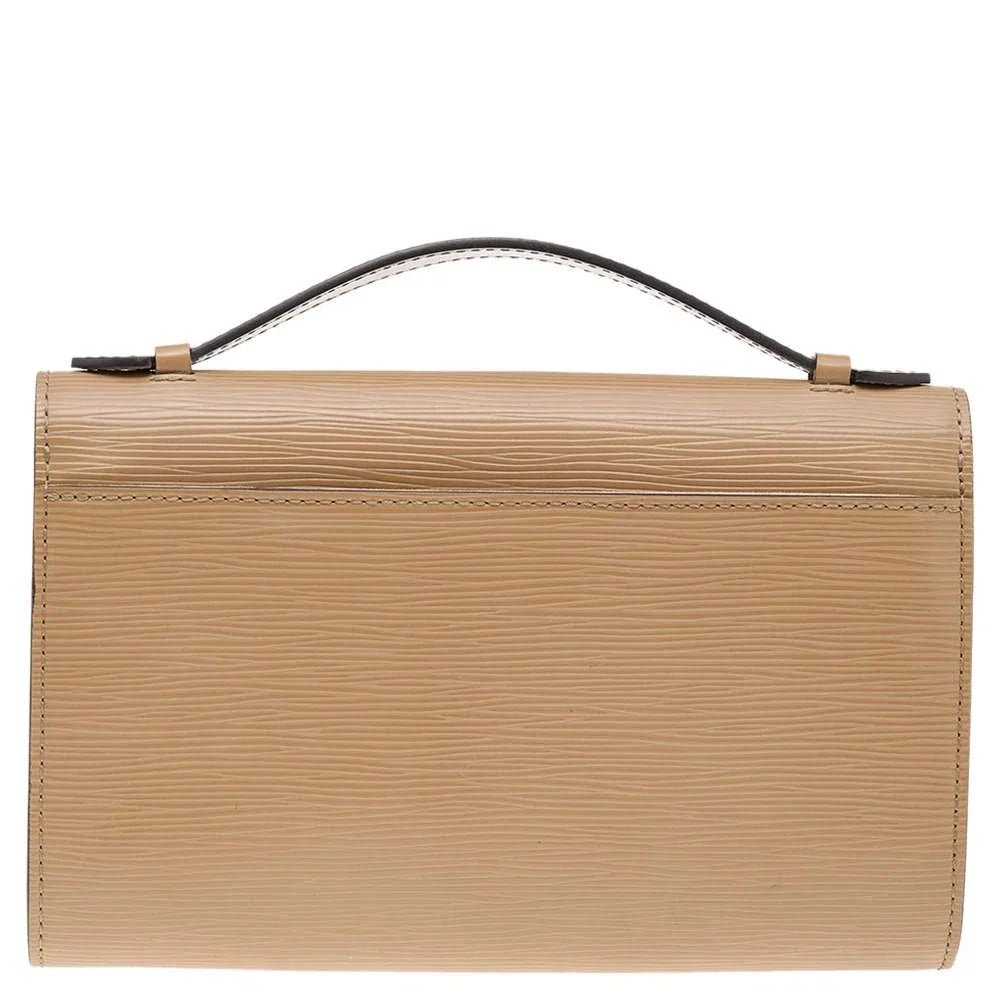 Louis Vuitton Dune Epi Leather Clery Pochette Bag - Beige