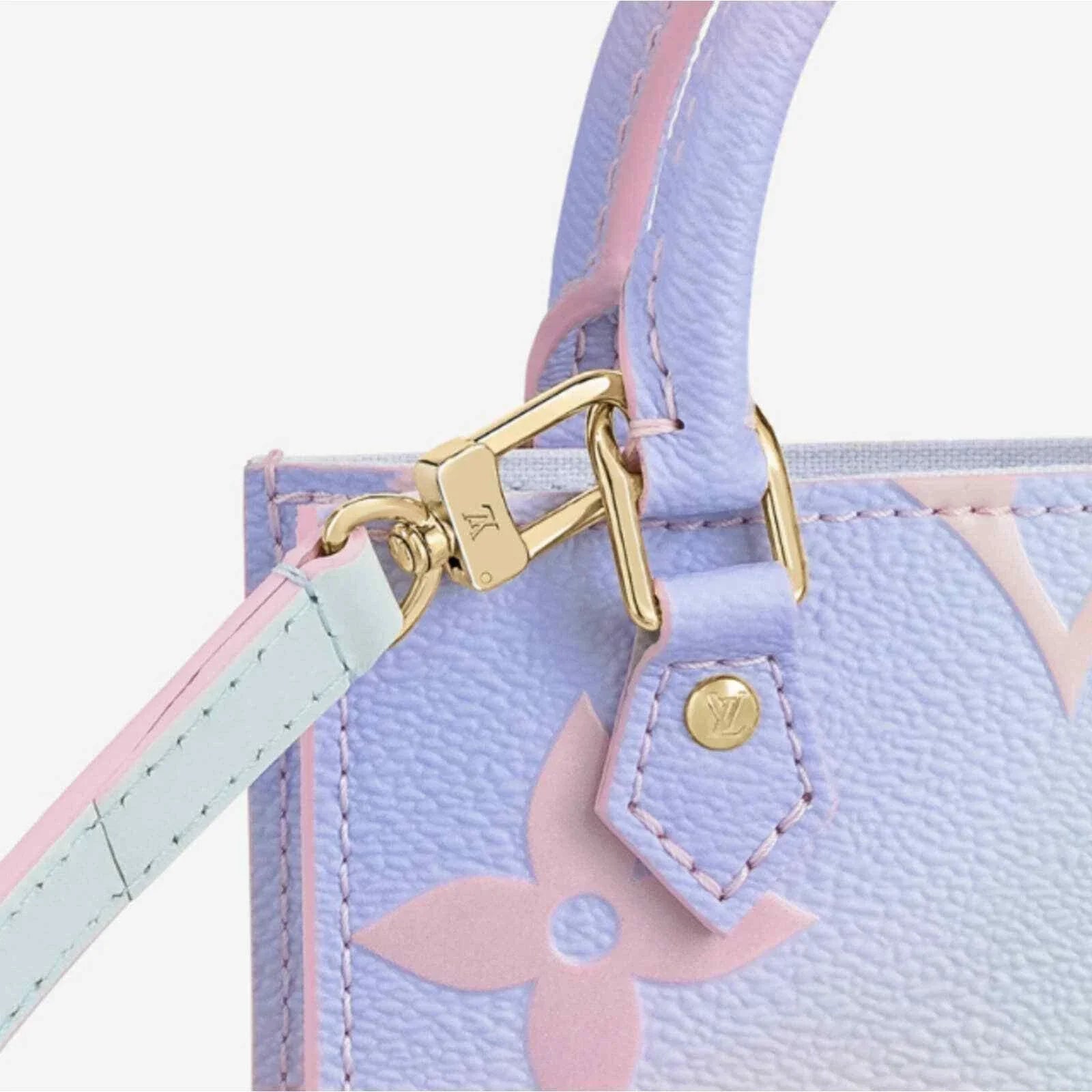 Louis Vuitton Petit Sac Plat Crossbody Shoulder Bag - Sunrise Pastel
