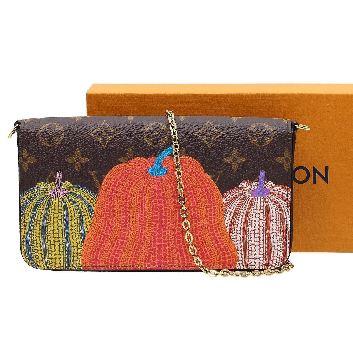 Louis Vuitton x Yayoi Kusama Pochette Accessoires Shoulder Bag - Brown