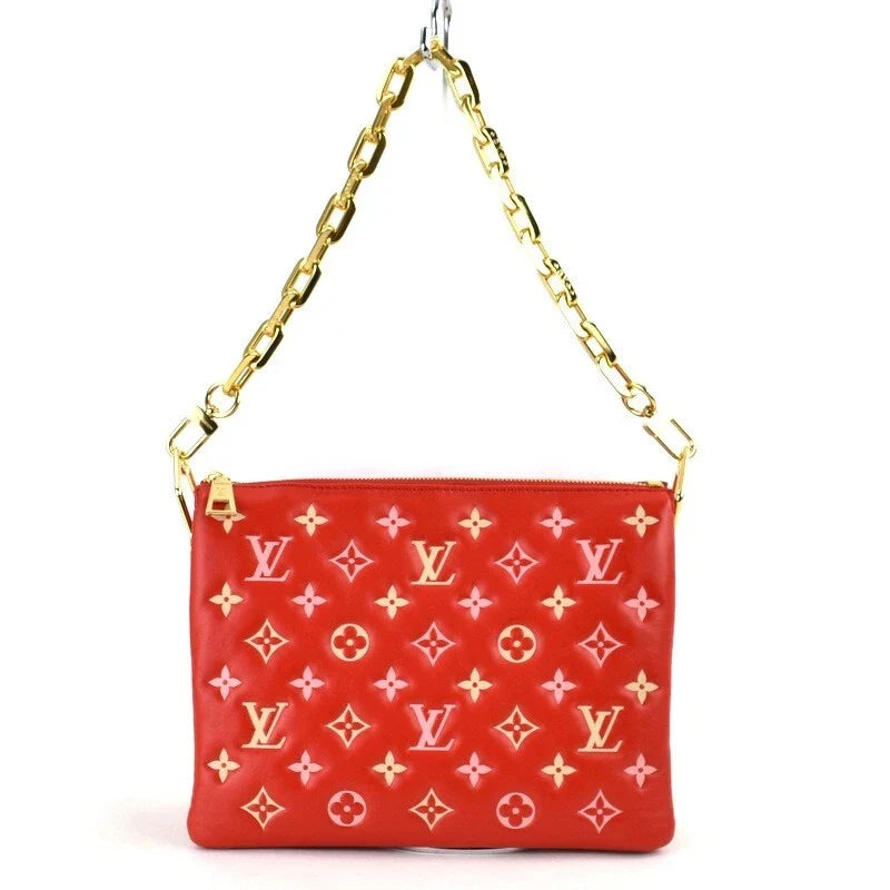 Louis Vuitton Coussin PM Shoulder Bag - Red