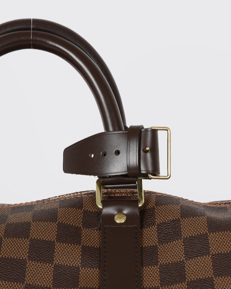 Louis Vuitton Keepall Bandoulière 55 Duffle Bag - Damier Ebene