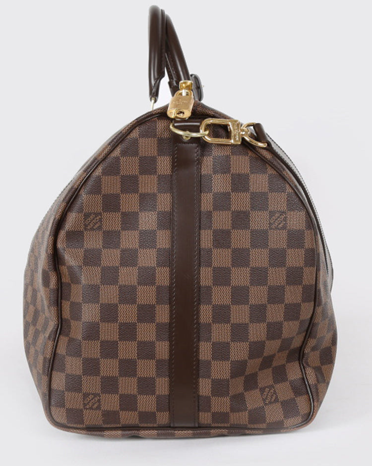 Louis Vuitton Keepall Bandoulière 55 Duffle Bag - Damier Ebene
