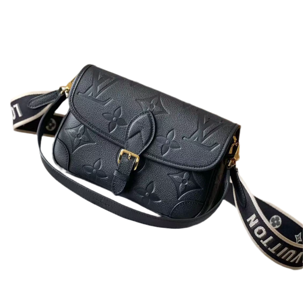 Louis Vuitton Diane Satchel Handbag - Noir Obscur