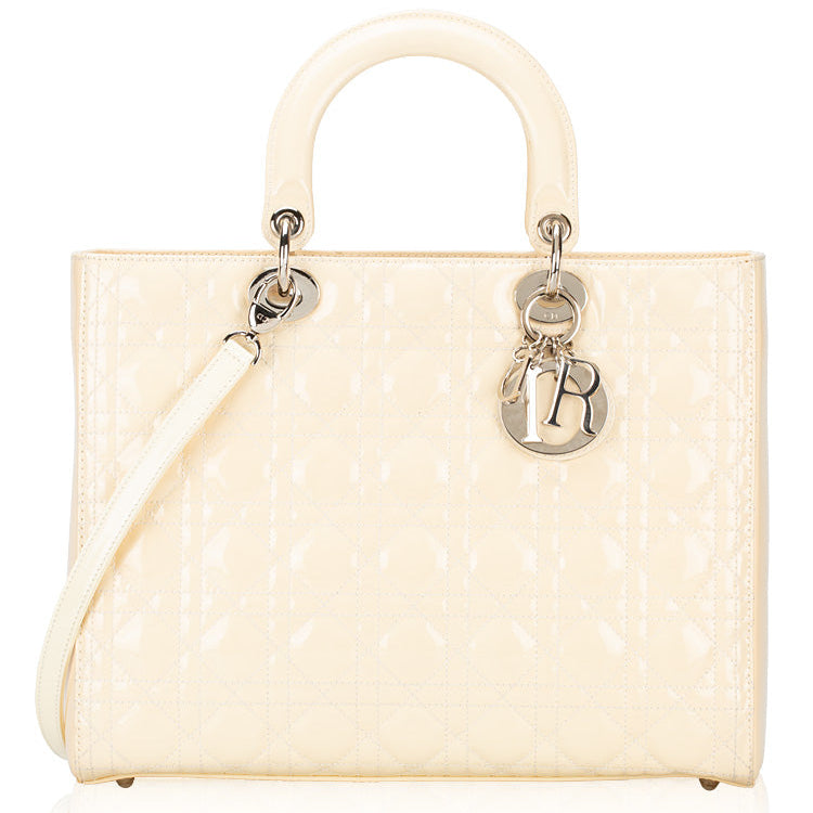 Dior Large Lady Dior Bag - Beige