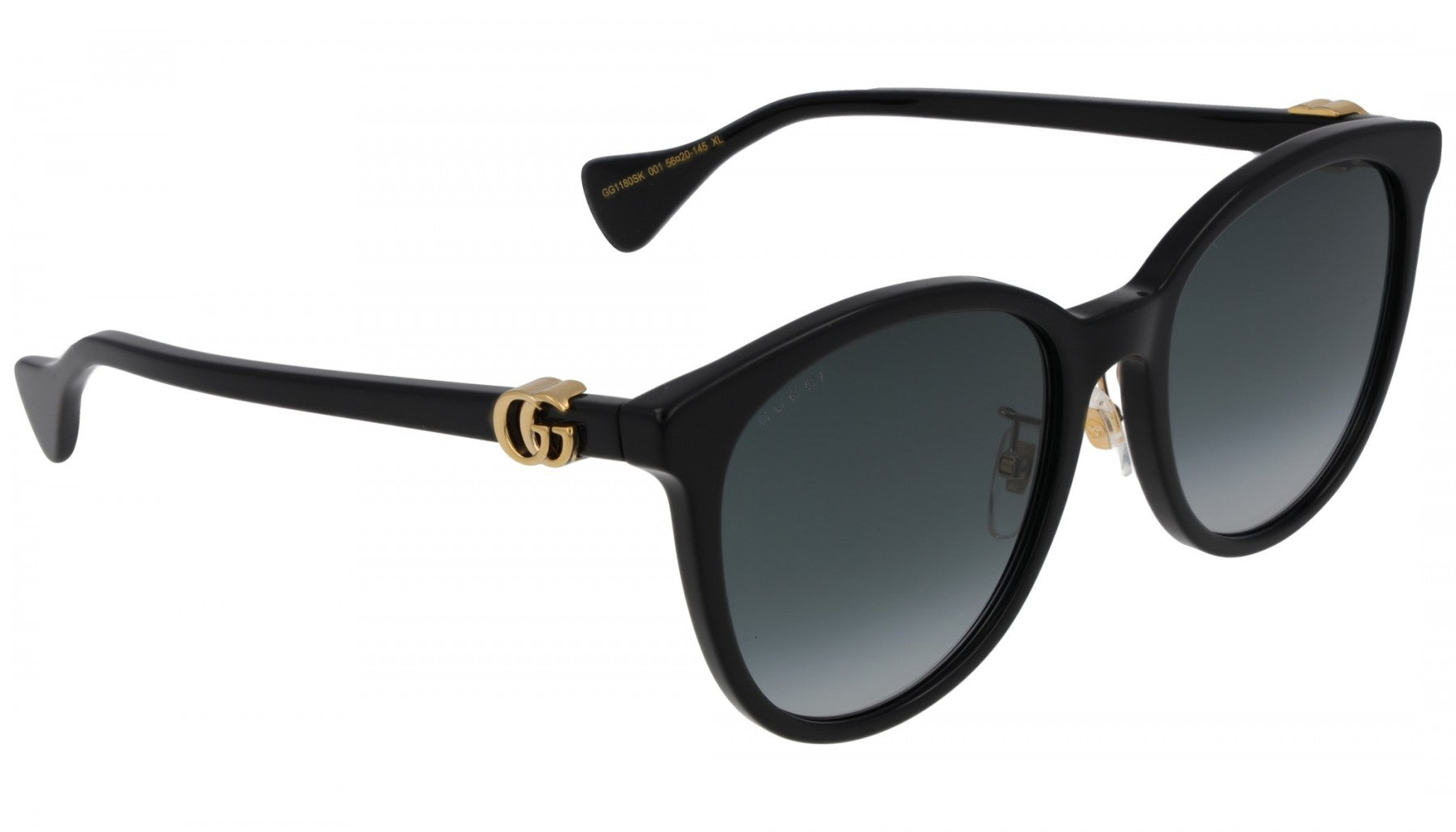 Gucci GG1180SK Cateye Black Sunglasses