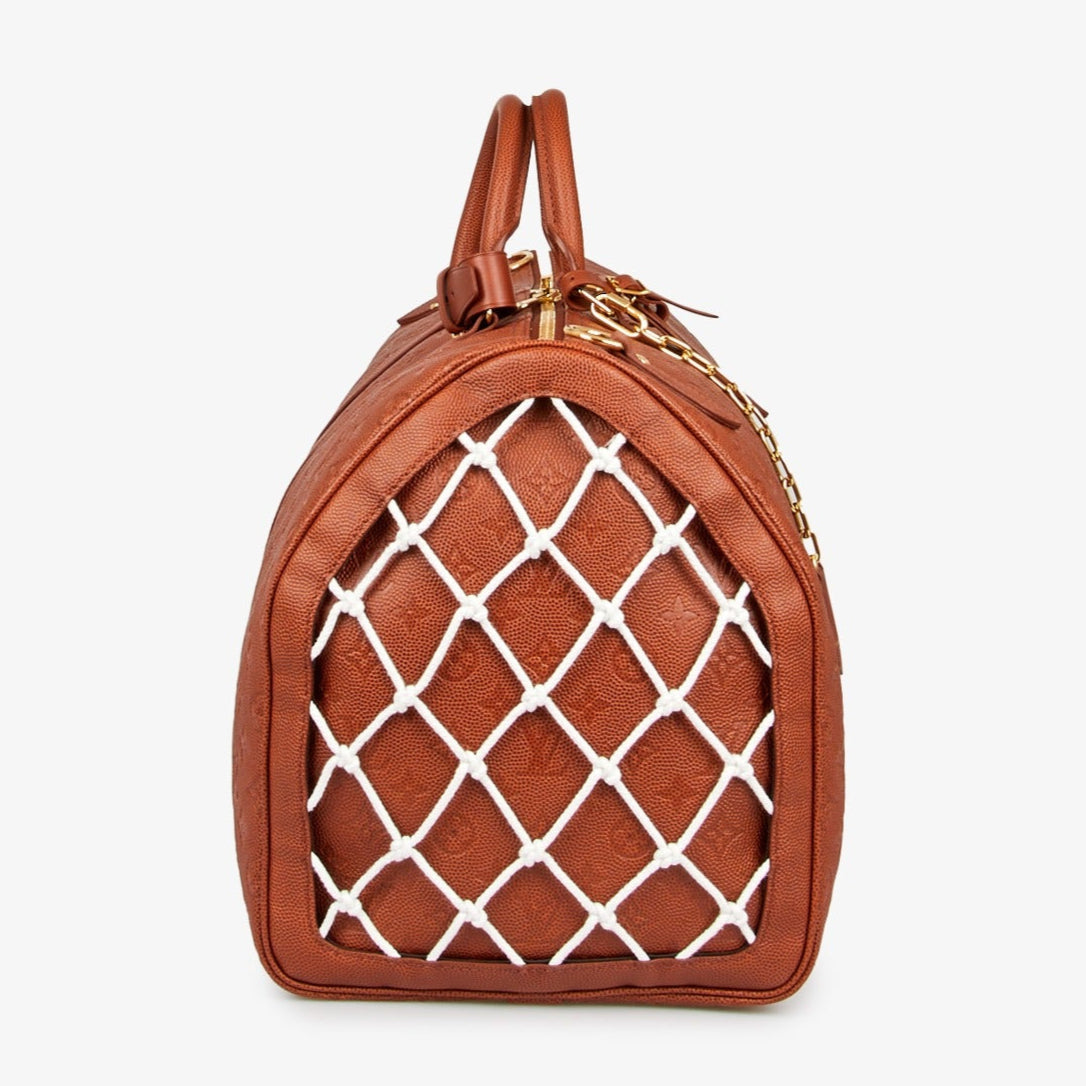 Louis Vuitton Keepall Bandoulière 55  Duffle Bag - Brown